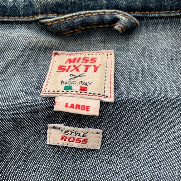 Miss Sixty Y2K/1990 style. Sz large! Made in Italy! - Picture 3 of 9